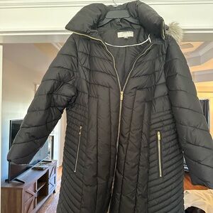 Anne Klein Black Puffer Jacket